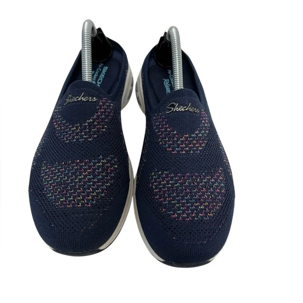 Skechers‎ Commute Time In Knit To Win Open Back Slip-On Sneaker
